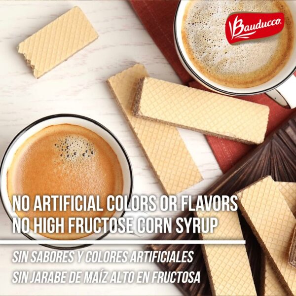 Bauducco Vanilla Wafers - Crispy Wafer Cookies With 3 Delicious, Indulgent, Decadent Layers of Vanill