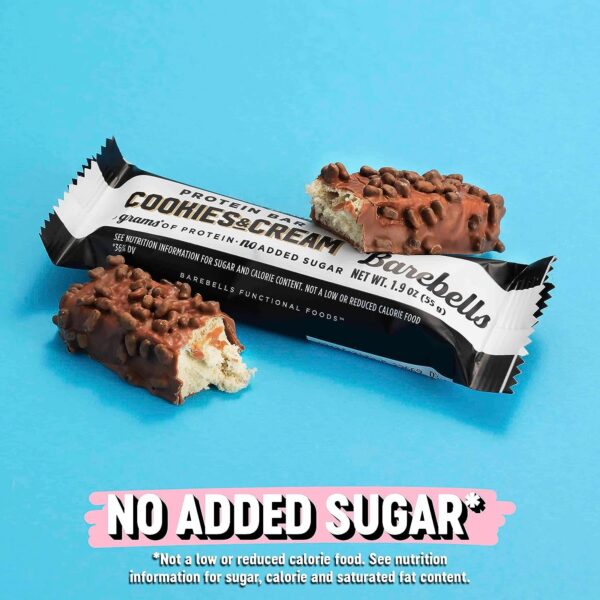 Barebells Protein Bars Cookies & Cream - 12 Count, 1.9oz Bars