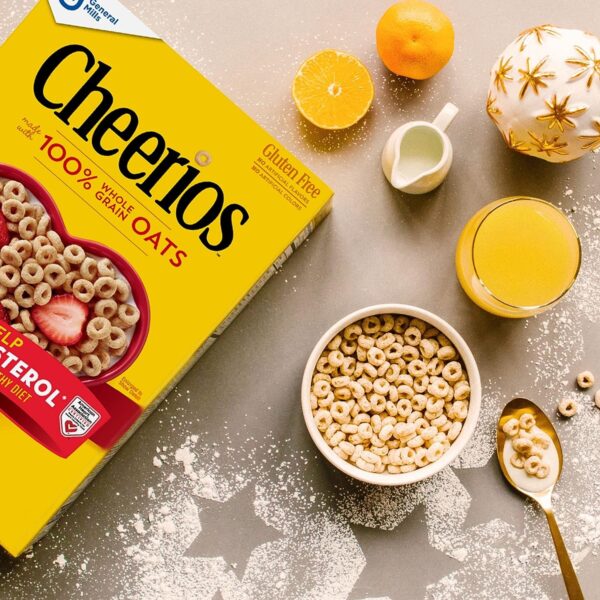 Cheerios Heart Healthy Cereal, Gluten Free Cereal with Whole Grain