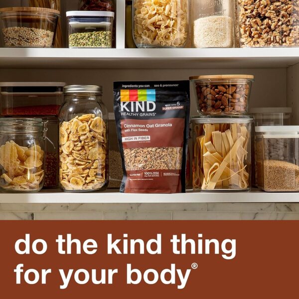 KIND Healthy Grains Clusters, Cinnamon Oat Granola With Flax Seeds