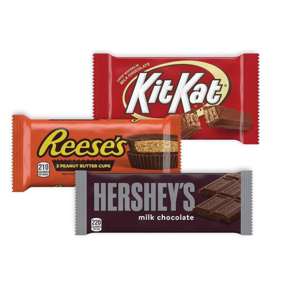 HERSHEY'S, KIT KAT and REESE'S Assorted Milk Chocolate, Halloween Candy Variety Box